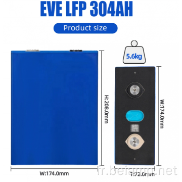 LifePO4 Battery Cell 3.2V304AH pour le stockage d&#39;énergie